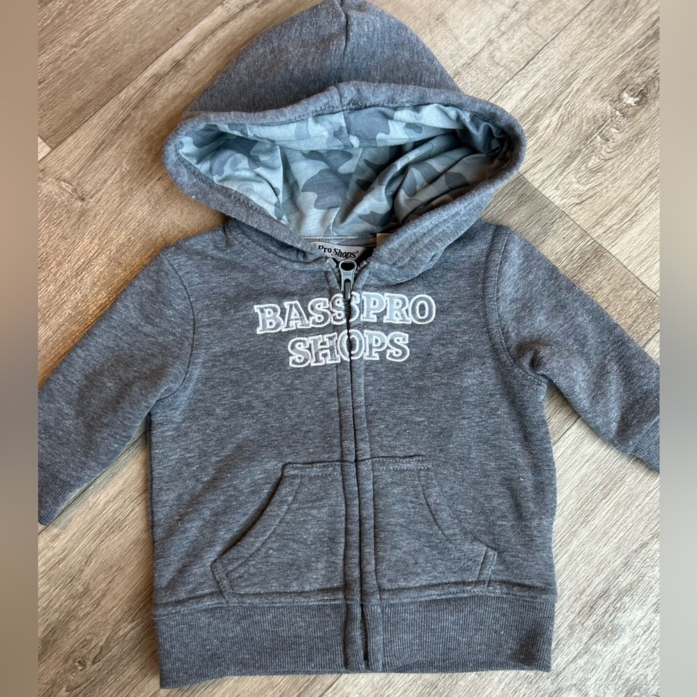 Bass Pro Shops Kids Gray Hoodie